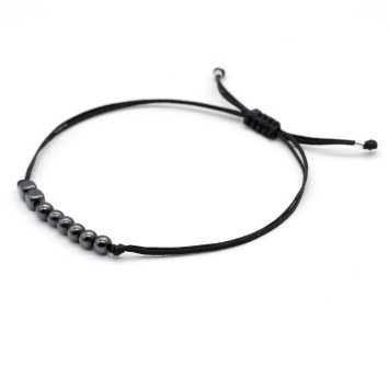 Bracelet "Lucky Charm 26 Hematite BLK"