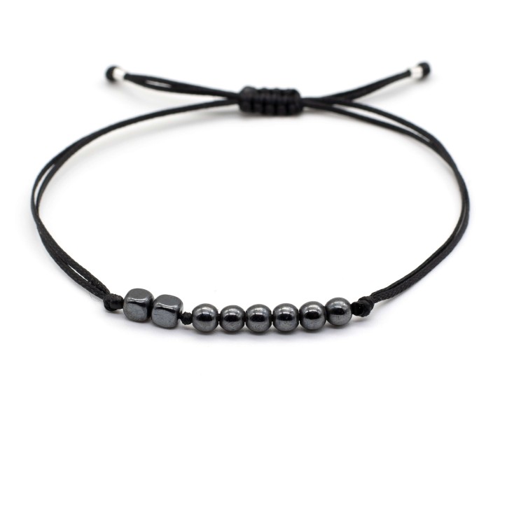 Bracelet "Lucky Charm 26 Hematite BLK"