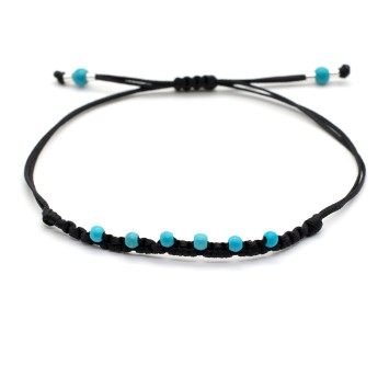 Βραχιόλι "Γουράκι 26 Blue Beads"