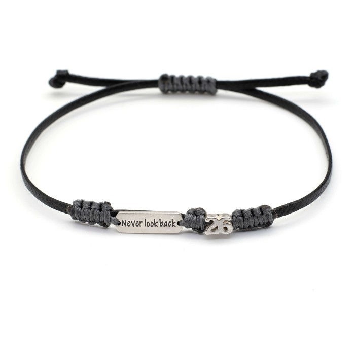 Bracelet "Lucky Charm 26 - Never look back MAK"