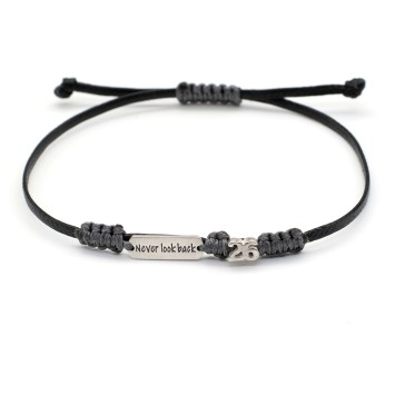 Bracelet "Lucky Charm 26 - Never look back MAK"