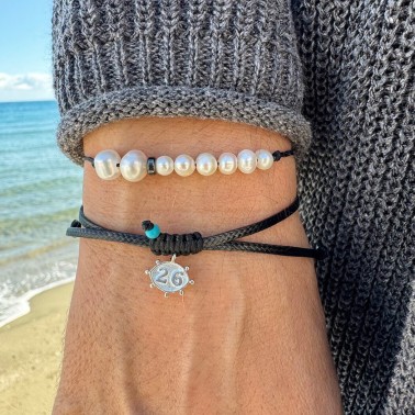 Bracelet "Lucky Charm 26 Pearls"