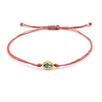 Bracelet "Minimal Little Evil Eye G"
