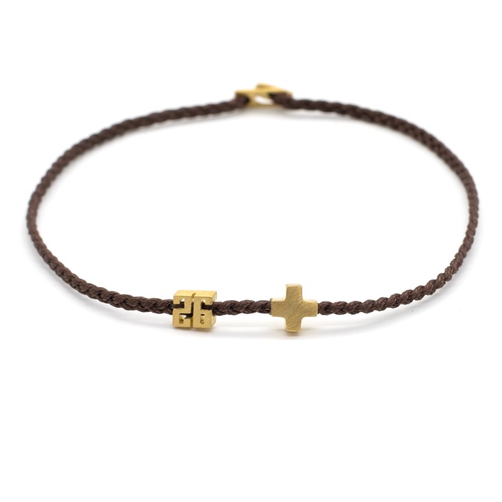 Βracelet "Charm 24 - Cross G"