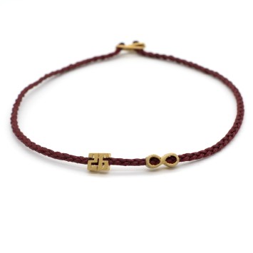 Bracelet "Charm 26 - Infinity G"