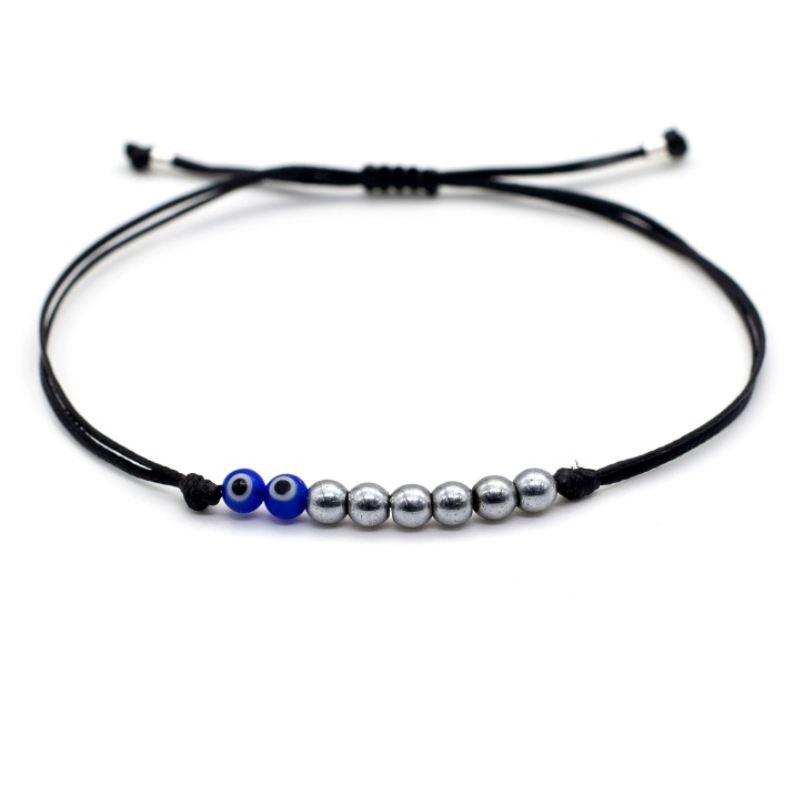 Bracelet "Lucky Charm - Little Eyes + 6 Wishes"