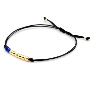 Bracelet "Lucky Charm 2 Little Eyes + 6 Wishes G"