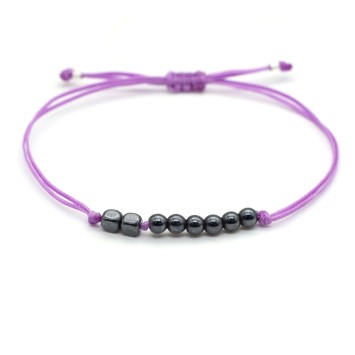 Bracelet "Lucky Charm 26 Hematite BLK"