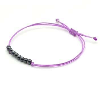 Bracelet "Lucky Charm 26 Hematite BLK"