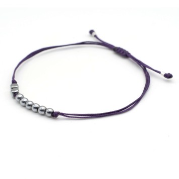 Bracelet "Lucky Charm 26 Hematite SIL"