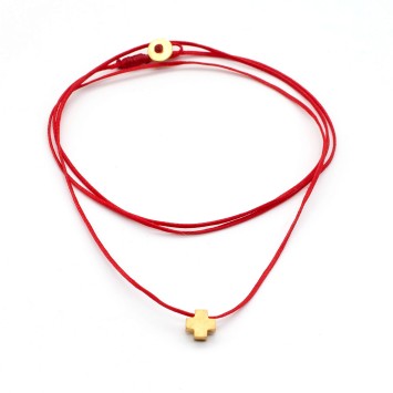 Necklace "Cross Status G"