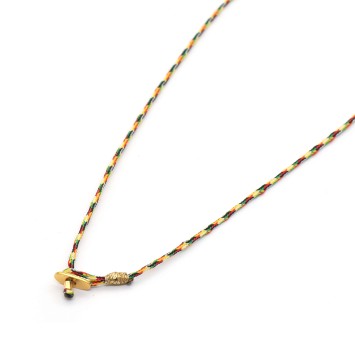 Necklace "Lucky Charm 26 Eye BL G"