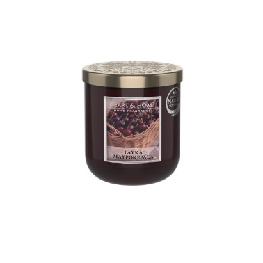 Sweet Black Cherries - Heart & Home Soy Candle, 110g