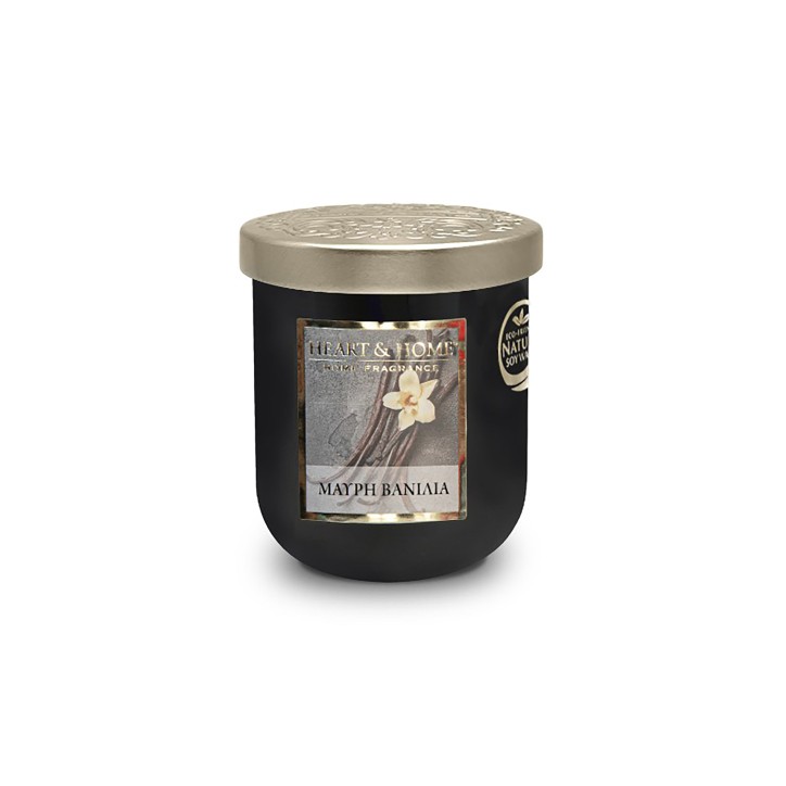 Black Vanilla - Heart & Home Soy Candle, 115g