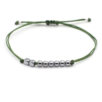 Bracelet "Lucky Charm 26 Hematite SIL"