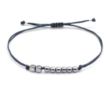 Bracelet "Lucky Charm 26 Hematite SIL"