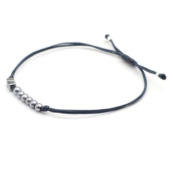 Bracelet "Lucky Charm 26 Hematite SIL"