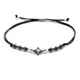 Bracelet "Lucky Star 26 Hematite BLK"