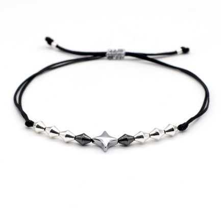Brachelet "Lucky Star 26 Hematite"