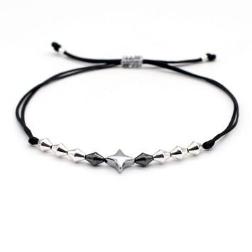 Brachelet "Lucky Star 26 Hematite"