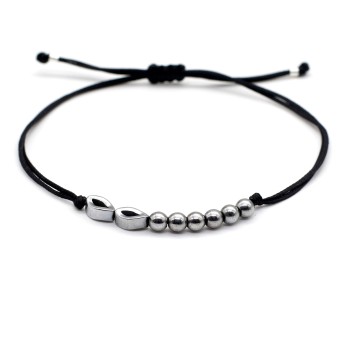 Bracelet "Lucky Eyes 26 Hematite"