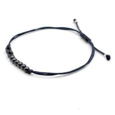 Bracelet "Lucky Eyes 26 Hematite BLK"