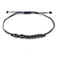Bracelet "Lucky Eyes 26 Hematite BLK"