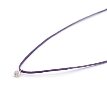 Necklace "Solitaire Minimal"