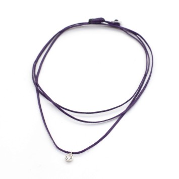 Necklace "Solitaire Minimal"