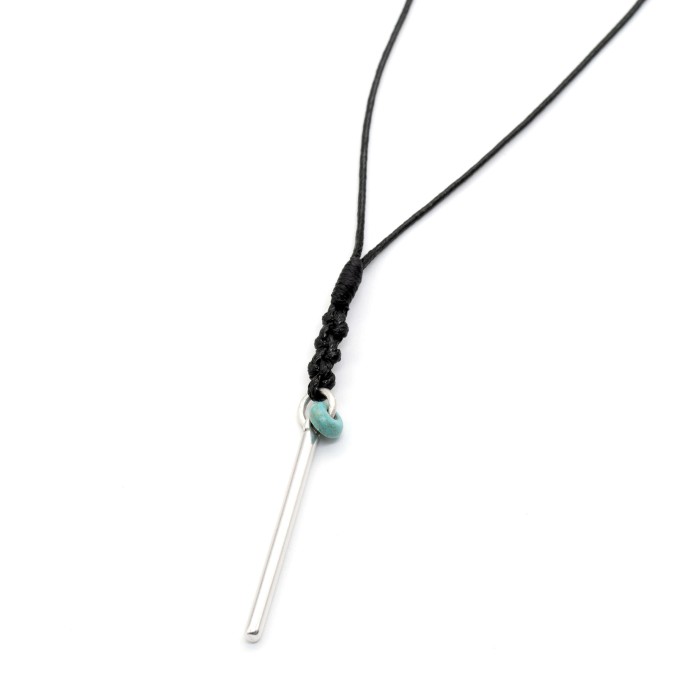 Necklace "Bar and Bead"