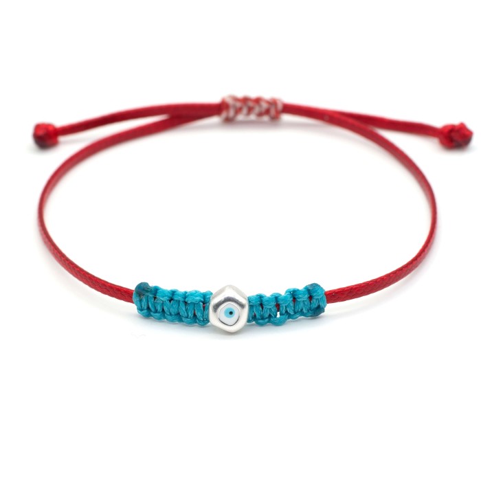 Bracelet "Martaki - Blue Hint Evil Eye"