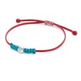 Bracelet "Martaki - Blue Hint Evil Eye"