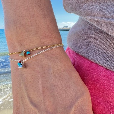 Βραχιόλι "Μίνιμαλ Πυραμίς G Χ ΑΛ"