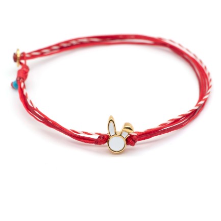 Bracelet "Martaki - Ah Little Bunny - White"
