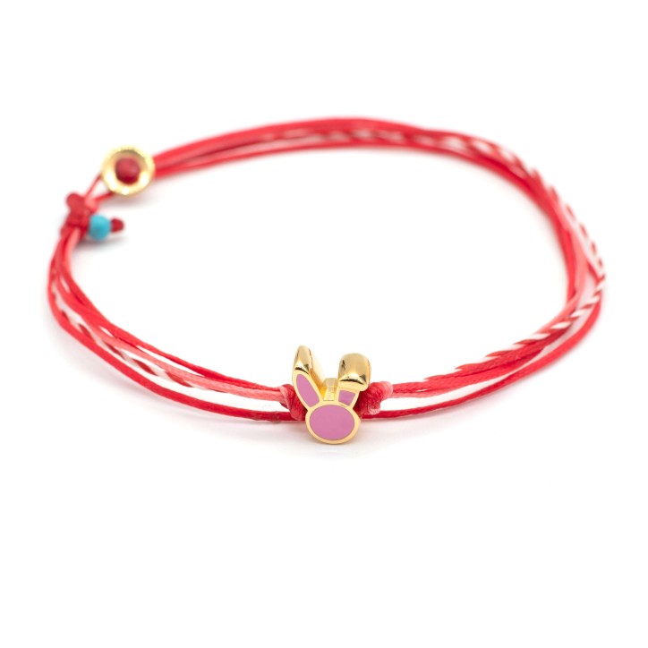 Bracelet "Martaki - Ah Little Bunny - Pink"