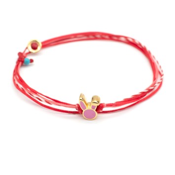 Bracelet "Martaki - Ah Little Bunny - Pink"