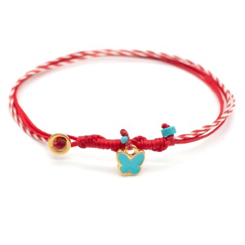 Bracelet "Martaki - Little Butterfly Turqouise G"
