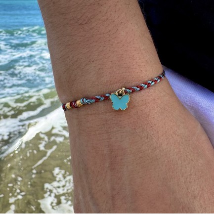 Bracelet "Martaki - Metallic Butterfly G"