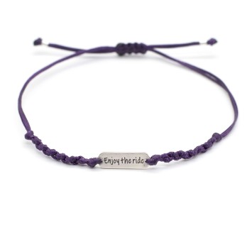 Bracelet "Enjoy the ride" 1/2K