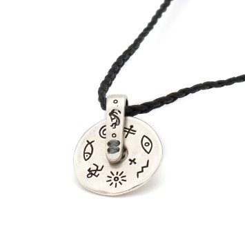 Necklace "The Circle of Life" - Black