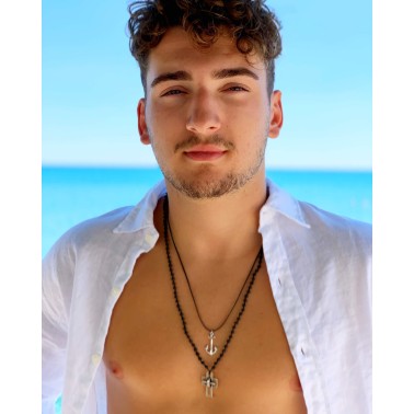 Κολιέ/Ροζάριο "Σταυρός - The Leader"