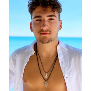 Κολιέ/Ροζάριο "Σταυρός - The Leader"