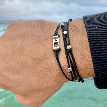 Bracelet "Cross - 3 lines"