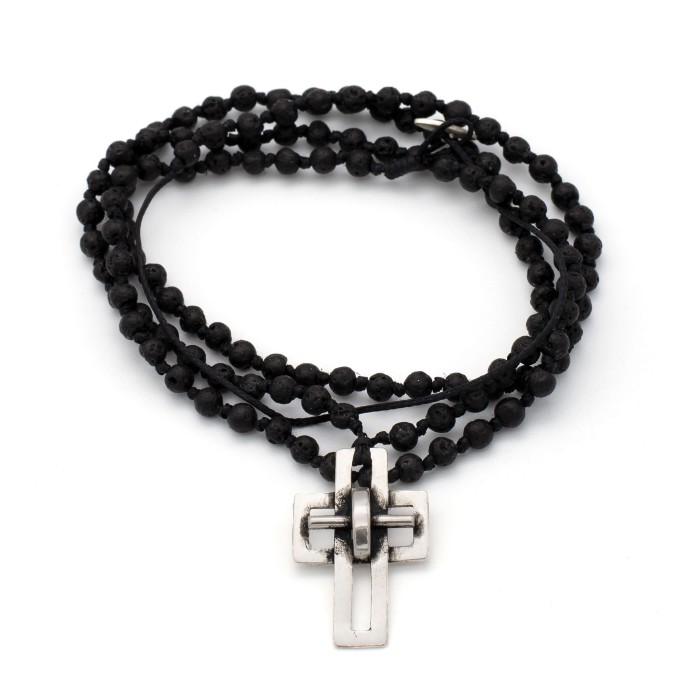 Κολιέ/Ροζάριο "Σταυρός - The Leader"