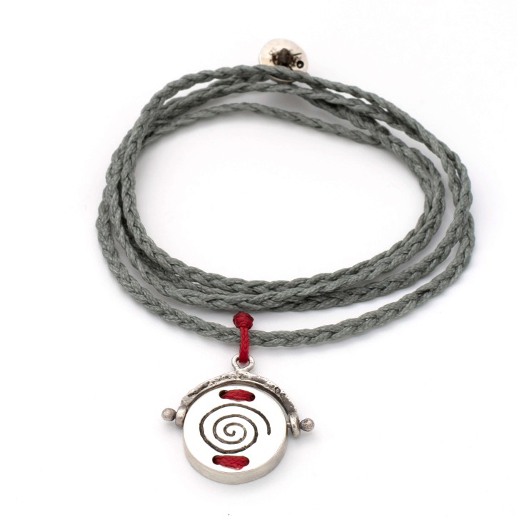 Κολιέ "Φιλοσοφία" - Γκρι