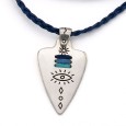 Necklace "The Spear Eye" - Blue