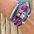 Bracelet "The Amethyst Bar"