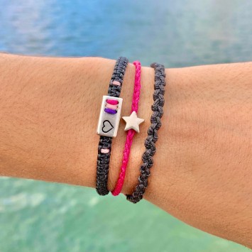 Bracelet - "Star" - Fuchsia