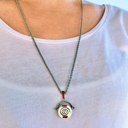 Κολιέ "Φιλοσοφία" - Γκρι