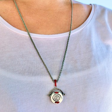 Κολιέ "Φιλοσοφία" - Γκρι